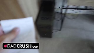 Dirty Old Stepdad Makes His Stepdaughter Work Her Teen Pussy off to Let Her Take the Car - TeamSkeet