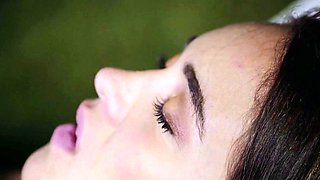 Pigtailed amateur teen blowjob