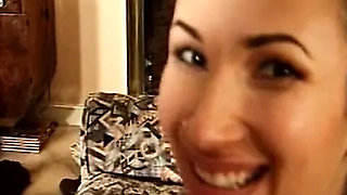 French amateur babe shares big dick with sexy ebony slut in retro movie