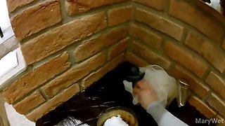 Amateur Teen's First Orgasm At Family Party - German Couple Fucking With Toy