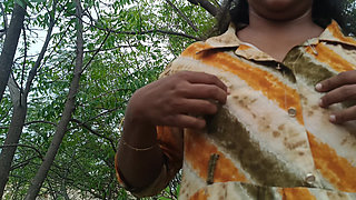 Outdoor romance with step sister