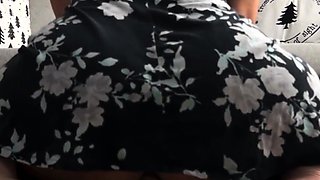 Big-Ass Latina MILF Rides Dildo to Orgasm on Webcam