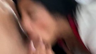 Amateur Bikini Babe in Blue is POV Blowjob Slut