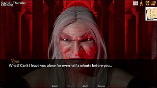 Animated mature porn with a magical twist and light-haired characters