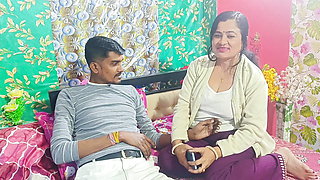 Indian woman Dirty Mona Bhabhi (tight pussy) Fuck by Huge Cock a desi Devour ji with her big penis..