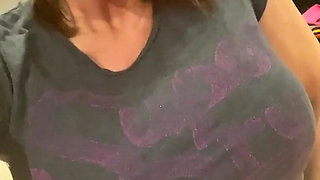 Pee Desperation After a Run, Pissing Into My Thong