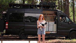 Stepsister shows off new van on her vlog