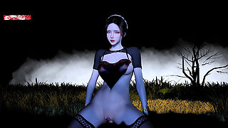 Beauty Glitched Goddess with Big Assets - 3D Animation Hentai