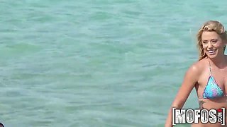 Mofos - 2 ideal beach beauties have some fun