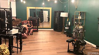 Fetish Saloon Uses Slave for Dark Passion