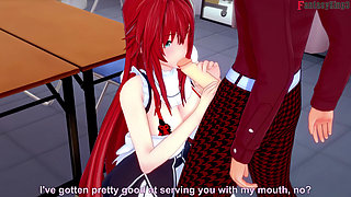 Rias Gremory Maid Cosplay sex - DXD NTR Madness Series