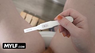 Stepmom Wants Stepson's Pregnant Cock in the Shower for A Hot MILF Adventure