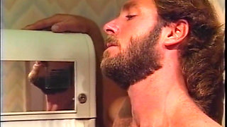 Blonde couple pussy fucking in the toilet