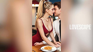 Innocent Date with Blonde Ends in Leash & Crawling Humiliation