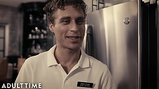 Elegant mature Erica Lauren seduces a young stud