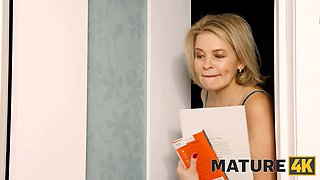 Mature4k. mature porno shark gives a practical sexual lesson to kinky guy