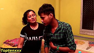 Indian Wife Cheats on Husband with Young Friend - No Pull Out Desi Sex