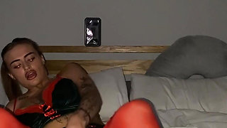 Just a big-titted Scottish hoe being naughty fingers deep moaning louder with every thrust