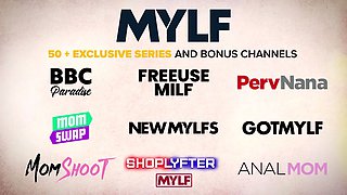 Mylf - chesty naughty cougars Dana Dearmond and Ariella Ferrera predominate and milk the new office fellow