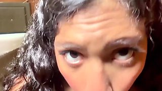 Brunette Sucks And Fucks Her Best Friend's Big Cock Until He Cums