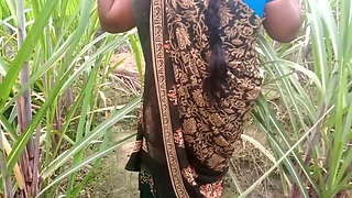 Stepmom Step Stepson Fuck in Village Oudoor