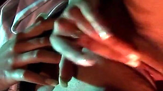 Horny prisoner got bored and fuck their pussy with vibrators