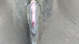 Extremely Close up Pussy Play-horny Girl with Big Pussy Masturbating Till Orgasm!