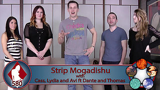 As the Strip Mogadishu Game Concluded, the Loser Knelt Between the Winners