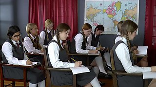 Naughty amateur German Milf group sex action