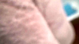 Stepmom Susan Shows Her Hairy Pussy While Pissing - Hot MILF Action