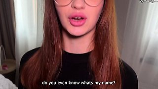 Busty Amateur Redhead Emo Babe Fucking POV