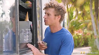 Jade Screams For Ice Cream With Michael Vegas, Jade Amber - Brazzers