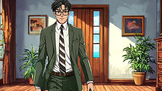 Cuckold Husband Came Home From Work Too Early and Caught His Wife Fucking the Gardener