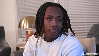 Threesome hot fuck with booty Asian Scarlett Alexis and two BBCs