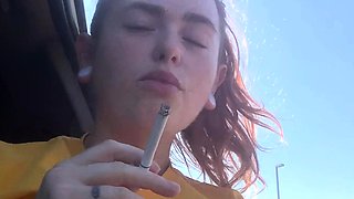 Busty amateur teen outdoor hardcore facial action