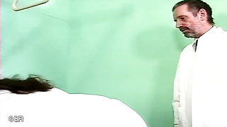 Psycho doctor punish and whipping nurse with big ass