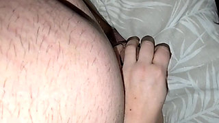 Unorthodox Step Mom Unplanned handjob on step son big dick