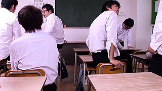 Cute Asian girl enjoying Fingering