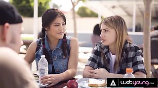 Conflicted Teen 18+ Kristen Scott Discovers Her Sexuality With Bestie Kendra Spade