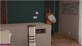 Big Tit Milf Goes Down On Her Cute Curious Babysitter (carmela Clutch & Paris White)