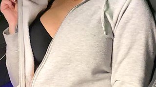 Turned on in the Car and My Pussy Is Wet