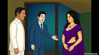 Tamil aunty threesome with teen boys rough pussy pounding on cheating housewife