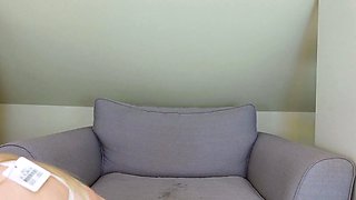 Awesome Big Boobs Blonde Masturbates In The Shower