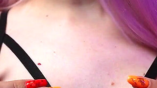 Play with My Pregnant Boobs! Close up! Boobs Teasing