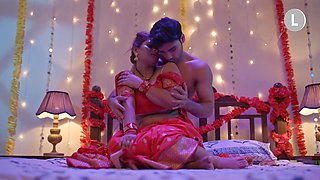 Indian beautiful milf stepmom enjoy her Christmas Day with stepson real Hindi sex video