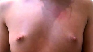 Young amateur teen in solo masturbation getting kinky