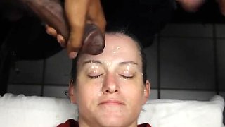 Dirty Dees Bukkake Compilation 2 - Huge Facials & Cum Loads on Mature Brunette