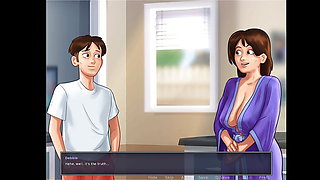 All Sex Scenes With Debbie Threesome Animated hentai Game in Video