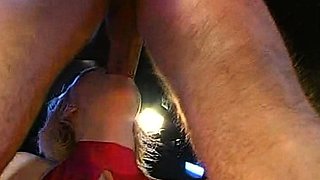 Blonde brunette have group sex