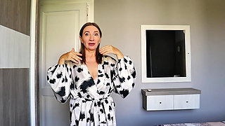 Busty Mature Stepmom Futanari Teaches Passion